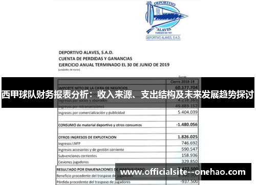 西甲球队财务报表分析：收入来源、支出结构及未来发展趋势探讨