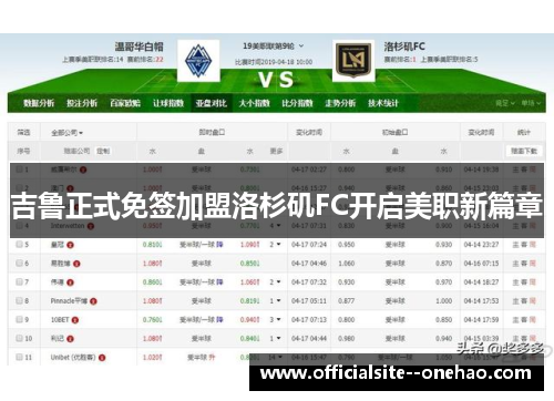 吉鲁正式免签加盟洛杉矶FC开启美职新篇章